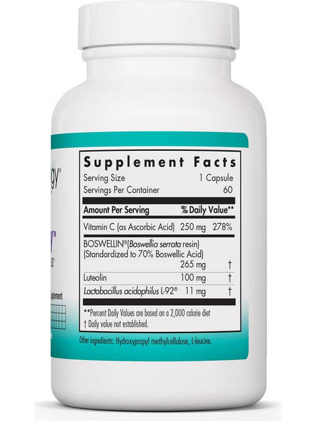 NutriCology, Quellergy with L. acidophilus L-92, 60 Vegetarian Capsules