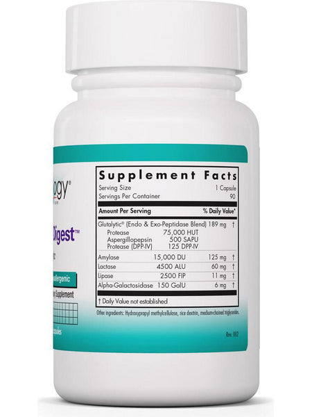 NutriCology, Complete Digest with Glutalytic, 90 Vegetarian Capsules