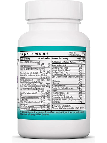 NutriCology, BrainAid Neurotransmitter Support Formula, 60 Tablets