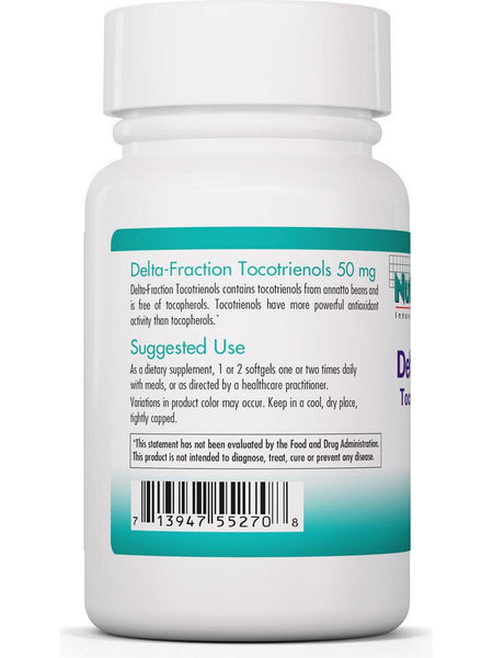 NutriCology, Delta-Fraction Tocotrienols 50 mg, 75 softgels
