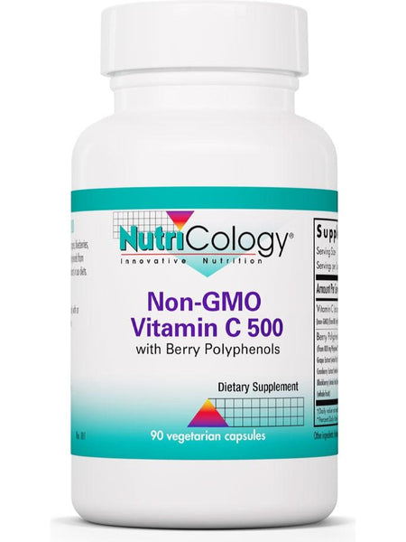 NutriCology, Non-GMO Vitamin C 500 with Berry Polyphenols, 90 Vegetarian Capsules