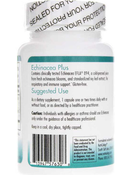 NutriCology, Echinacea Plus Respiratory and Immune Formula, 60 Vegetarian Capsules
