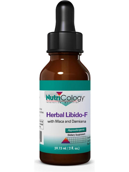 NutriCology, Herbal Libido-F with Maca and Damiana, 2 fl oz