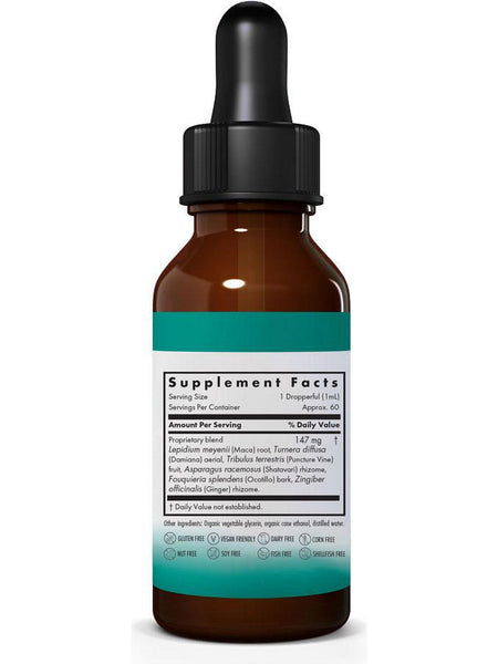 NutriCology, Herbal Libido-F with Maca and Damiana, 2 fl oz