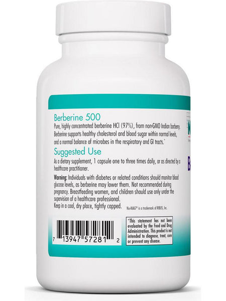 NutriCology, Berberine 500 Metabolic Balance, 90 Vegetarian Capsules