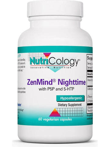 NutriCology, ZenMind Nighttime with P5P and 5-HTP, 60 Vegetarian Capsules