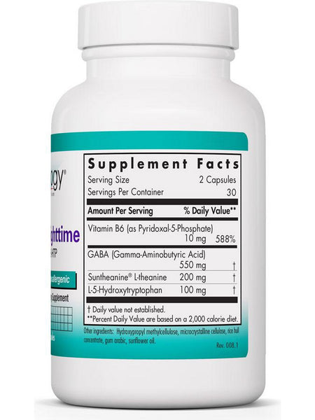 NutriCology, ZenMind Nighttime with P5P and 5-HTP, 60 Vegetarian Capsules
