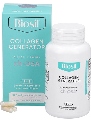 Natural Factors, BioSil, Collagen Generator, 120 Vegetarian Capsules