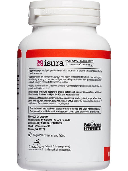 Natural Factors, Celadrin® Joint Health 350 mg, 90 Softgels