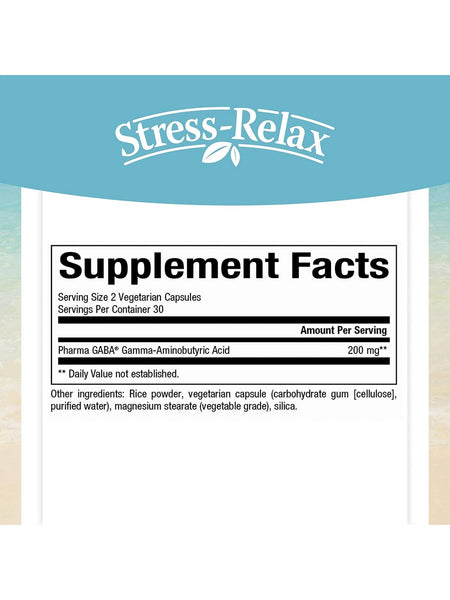 Natural Factors, Pharma GABA® 100 mg, 60 Vegetarian Capsules