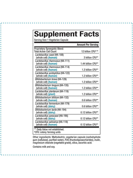 Natural Factors, Ultimate Probiotic 12/12 Formula, 60 Vegetarian Capsules