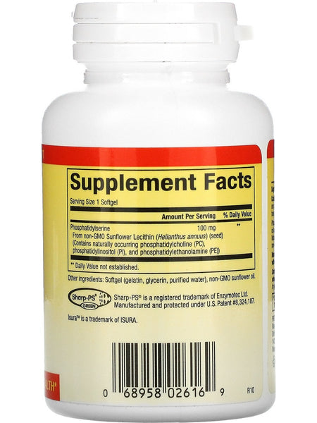 Natural Factors, Phosphatidylserine 100 mg, 60 Softgels