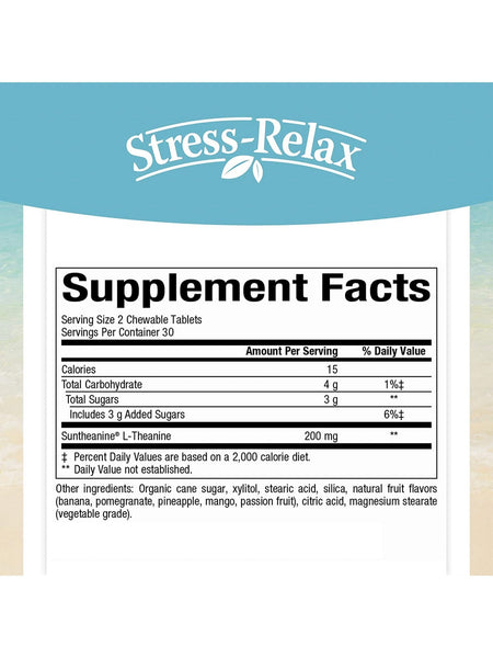 Natural Factors, Suntheanine® L-Theanine, 60 Chewable Tablets