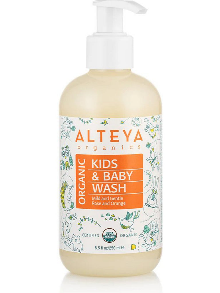 Alteya Organics, Organic Baby Wash Mild and Gentle, 8.5 fl oz
