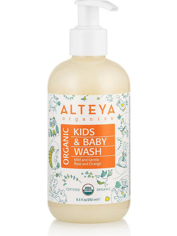 Alteya Organics, Organic Baby Wash Mild and Gentle, 8.5 fl oz