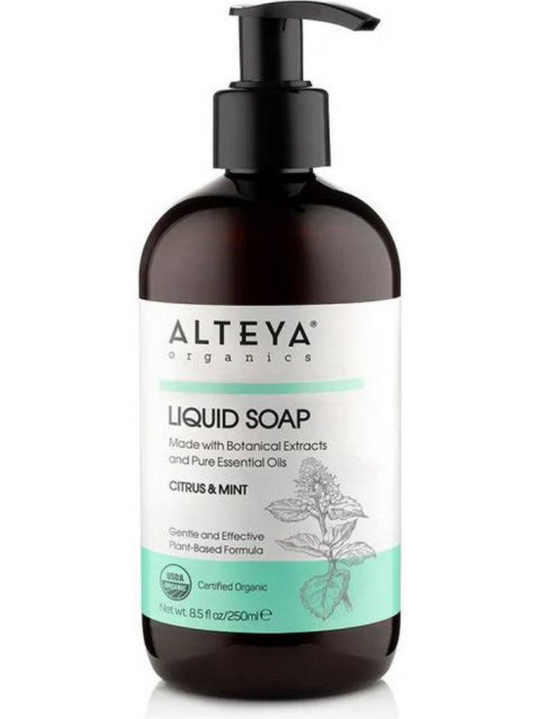 Alteya Organics, Liquid Soap Citrus & Mint, 8.5 fl oz