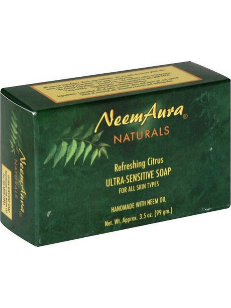 Neem Ultra-Sensitive Soap Lavender/Oatmeal (Normal to Dry Skin), 1 bar, Neem Aura