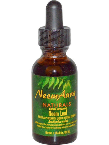 Neem Leaf Extract Regular Strength Organic, 1 oz, Neem Aura