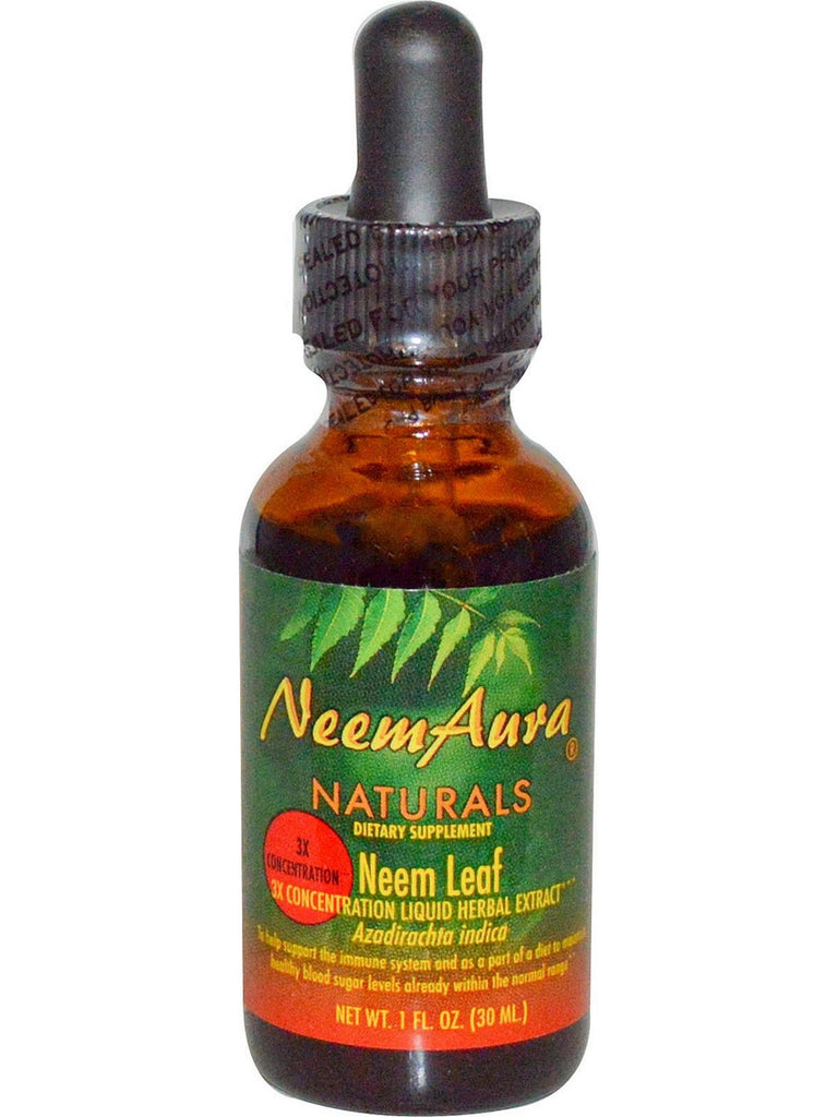 Neem Extract Triple Potency Organic, 1 oz, Neem Aura