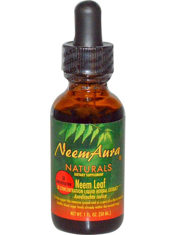 Neem Extract Triple Potency Organic, 1 oz, Neem Aura