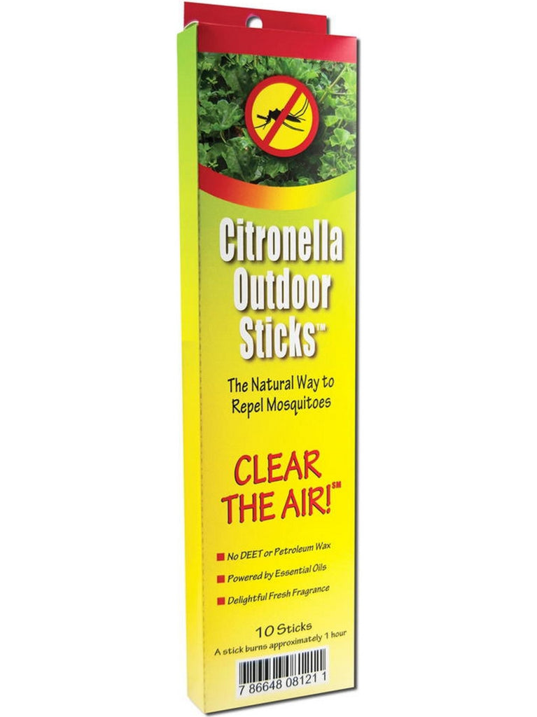 Citronella Outdoor Sticks, 10 ct, Neem Aura