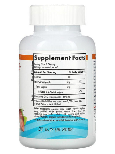 Nordic Naturals, CoQ10 Gummies, Strawberry, 60 Gummies