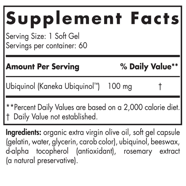 Nordic Naturals, Nordic® CoQ10 Ubiquinol Sport, 60 Soft Gels