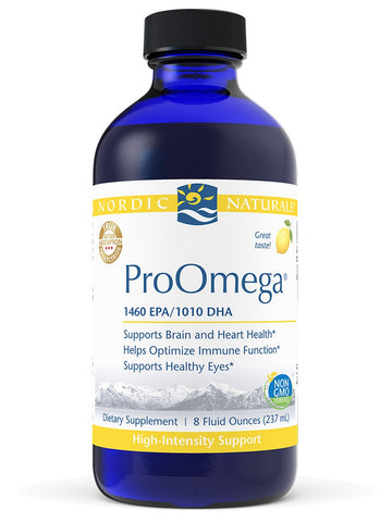Nordic Naturals, ProOmega®, Lemon, 8 Fluid Ounces
