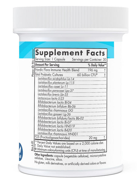 Nordic Naturals, Nordic® Flora Probiotic Immune Health, 30 Capsules