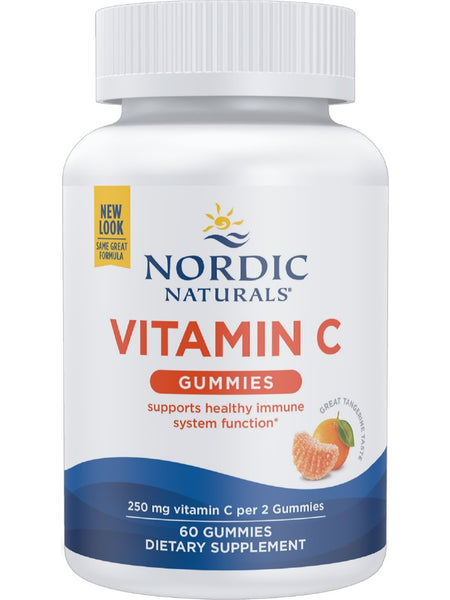 Nordic Naturals, Vitamin C Gummies, Tangerine, 60 Gummies