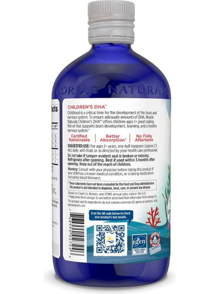 Nordic Naturals, Children's DHA, Strawberry, 16 Fluid Ounces