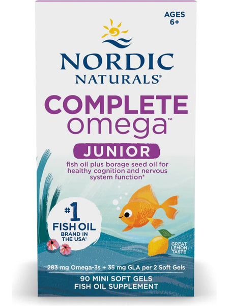 Nordic Naturals, Complete Omega Junior, 90 Mini Soft Gels