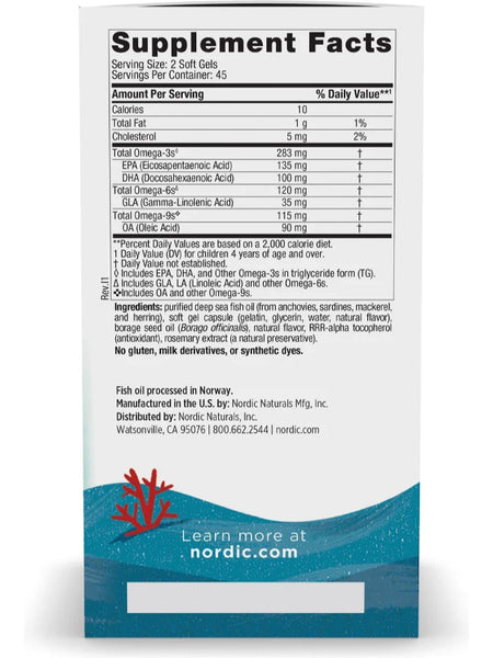 Nordic Naturals, Complete Omega Junior, 90 Mini Soft Gels