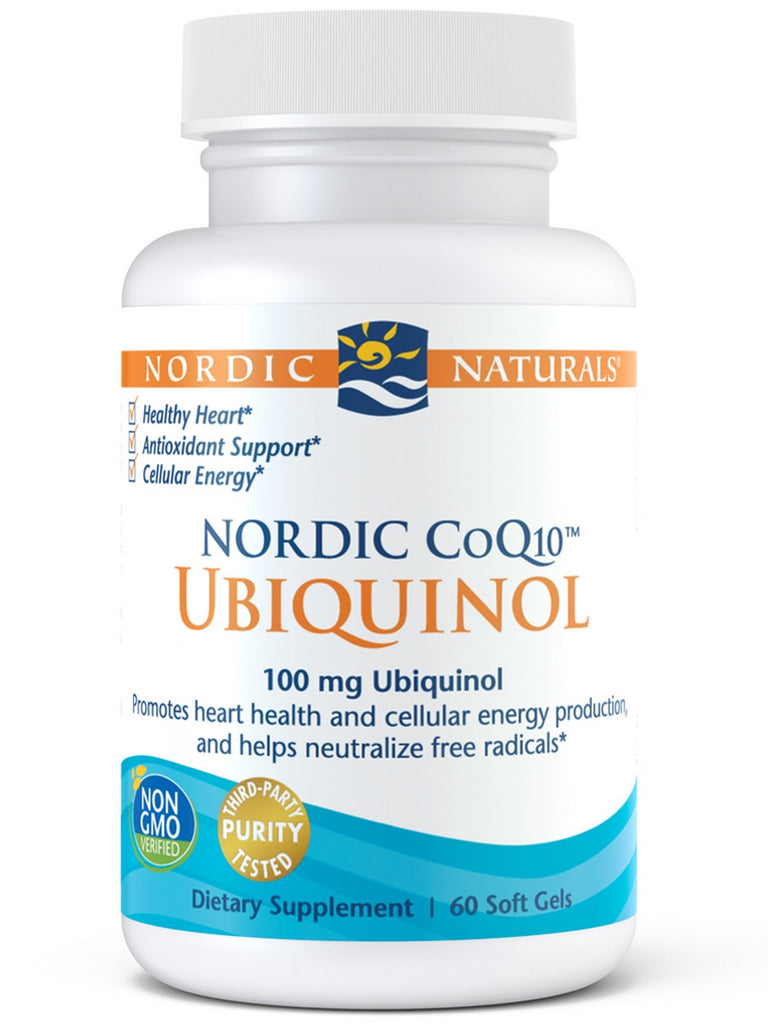 Nordic Naturals, Nordic® CoQ10 Ubiquinol, 60 Soft Gels