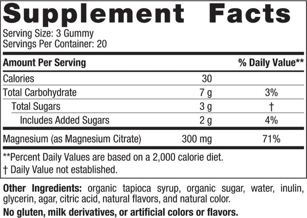 Nordic Naturals, Magnesium Gummies 300 mg, Blueberry Lavender, 60 Gummies