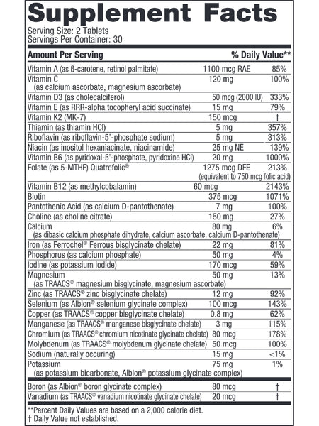 Nordic Naturals, Prenatal Multivitamin, 60 Tablets
