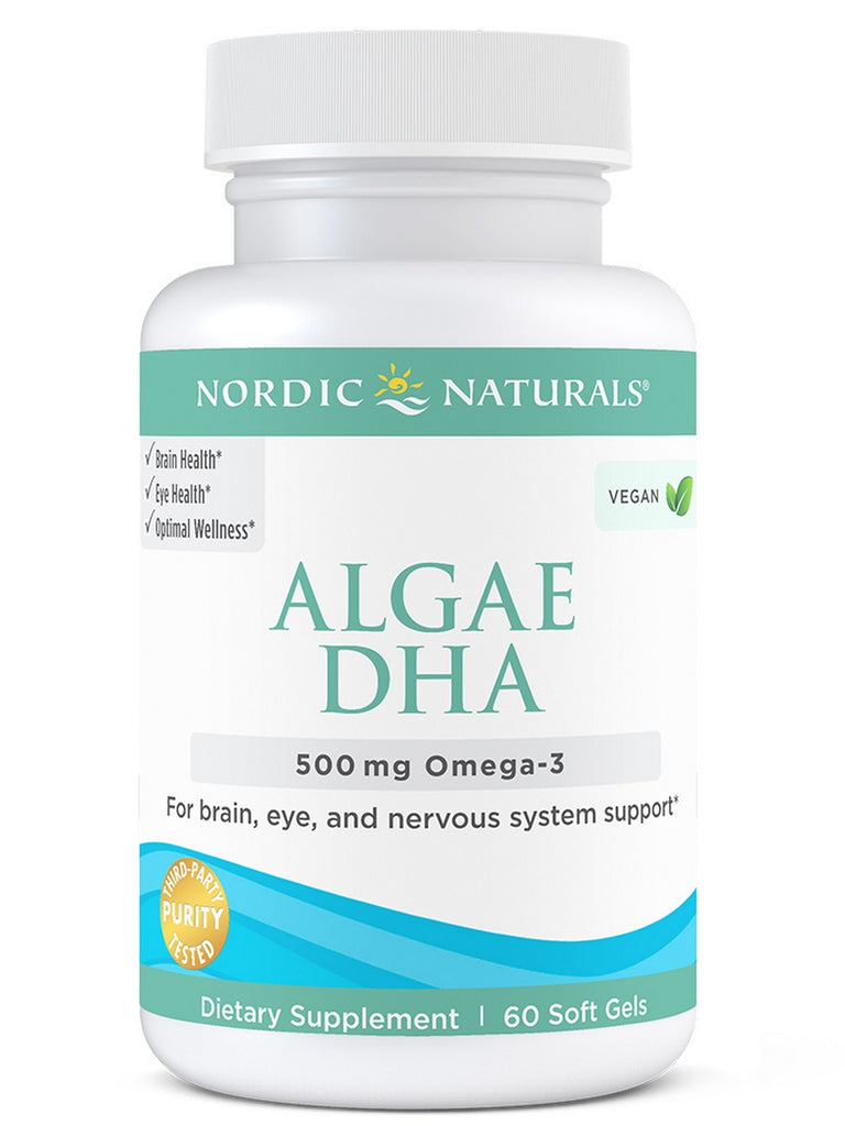 Nordic Naturals, Algae DHA, 60 Soft Gels