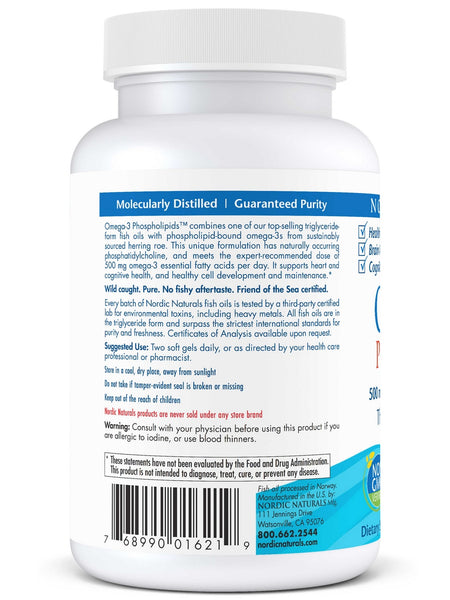 Nordic Naturals, Omega-3 Phospholipids™, 60 Soft Gels