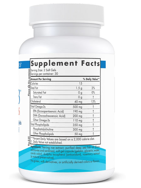 Nordic Naturals, Omega-3 Phospholipids™, 60 Soft Gels