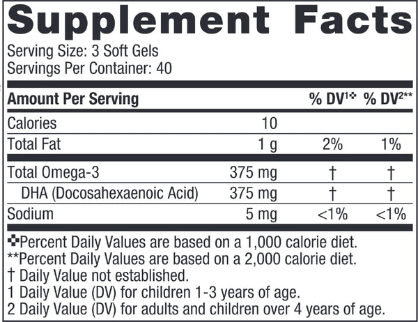 Nordic Naturals, Children's DHA Vegetarian, 375 mg, 120 Mini Chewable Soft Gels