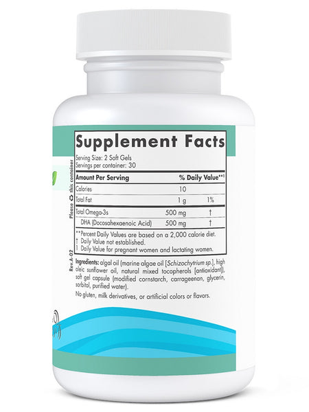 Nordic Naturals, Vegan Prenatal DHA, 60 Soft Gels