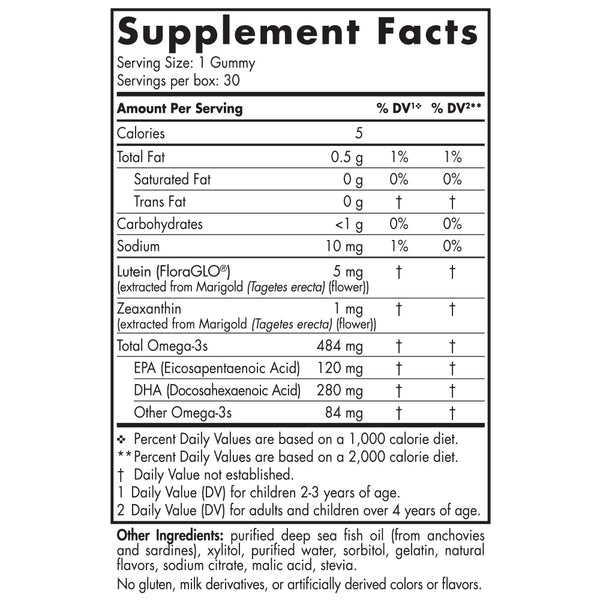 Nordic Naturals, Children's Eye Health Gummies, Strawberry Lemonade, 30 Gummies