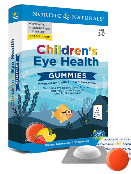 Nordic Naturals, Children's Eye Health Gummies, Strawberry Lemonade, 30 Gummies