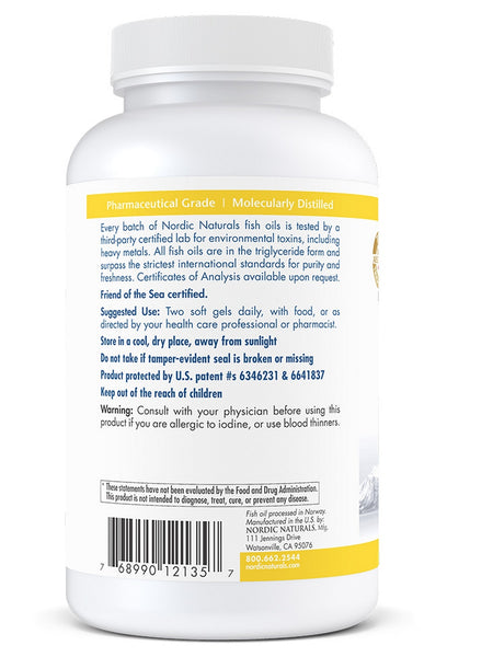 Nordic Naturals, ProOmega® 2000-D, Lemon, 120 Soft Gels