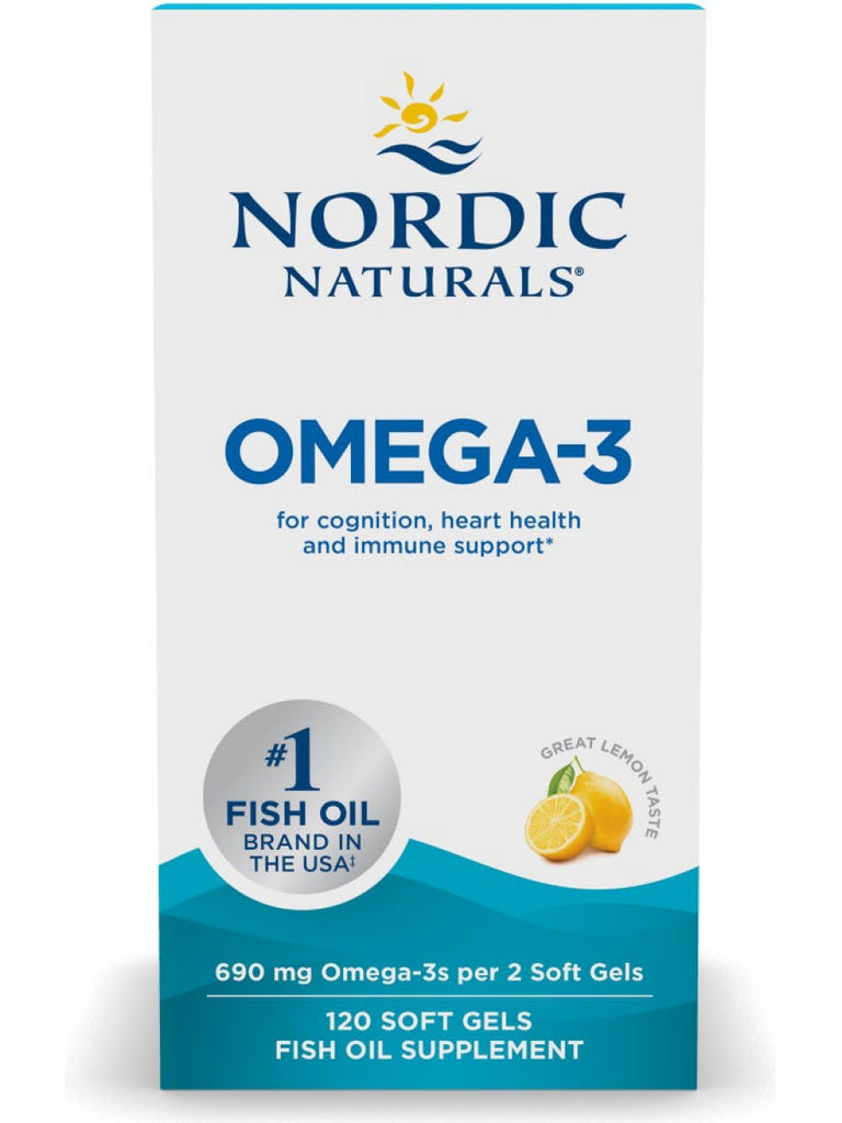 Nordic Naturals, Omega-3, 120 Soft Gels
