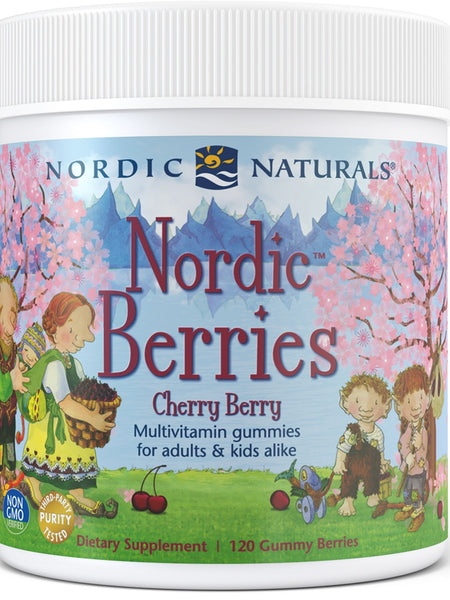 Nordic Naturals, Nordic Berries®, Cherry Berry, 120 Gummies