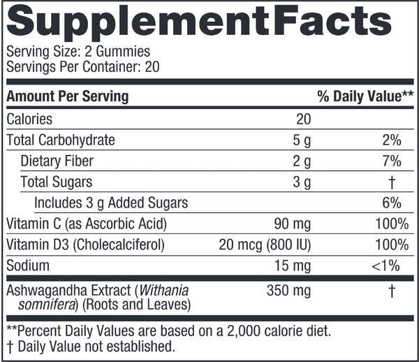 Nordic Naturals, Stress Relief Gummies, Mixed Berry, 40 Gummies