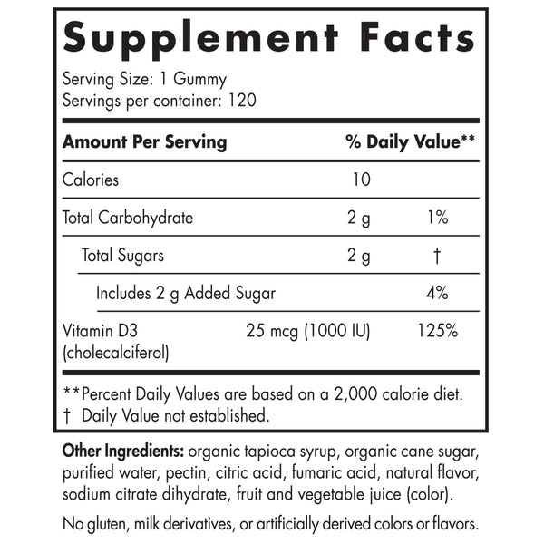 Nordic Naturals, Vitamin D3 Gummies Sport, Wild Berry, 120 Gummies