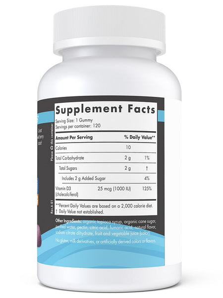 Nordic Naturals, Vitamin D3 Gummies Sport, Wild Berry, 120 Gummies
