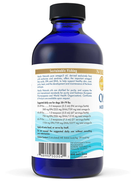 Nordic Naturals, Omega-3 Pet™, 8 Fluid Ounces
